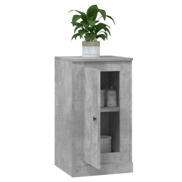 vidaXL Ντουλάπι Γκρι Σκυροδέματος 37,5x35,5x67,5cm από Επεξεργ. Ξύλο 1 τεμ.
