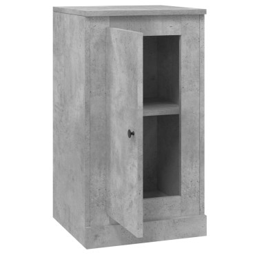 vidaXL Ντουλάπι Γκρι Σκυροδέματος 37,5x35,5x67,5cm από Επεξεργ. Ξύλο 1 τεμ.