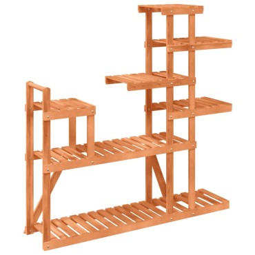 vidaXL Βάση Λουλουδιών 110 x 25 x 111 εκ. από Μασίφ Ξύλο Ελάτης