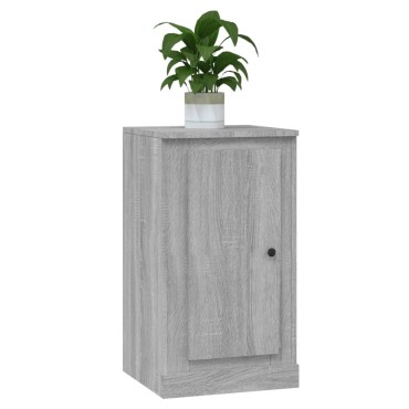 vidaXL Ντουλάπι Sonoma Γκρι 37,5x35,5x67,5cm Επεξεργασμένο Ξύλο 1 τεμ.