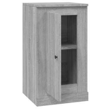 vidaXL Ντουλάπι Sonoma Γκρι 37,5x35,5x67,5cm Επεξεργασμένο Ξύλο 1 τεμ.