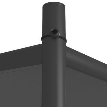 vidaXL Κιόσκι Ανθρακί 3x3 μ. 180 γρ/μ² από Ύφασμα και Ατσάλι