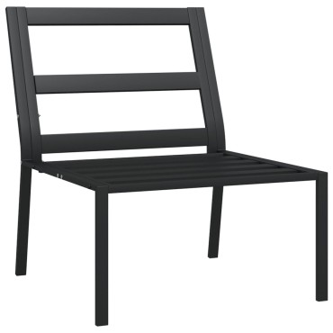 vidaXL Καρέκλες Κήπου 2 τεμ. 60x74x79cm Ατσάλι με Γκρι Μαξιλάρια Διθέσιος