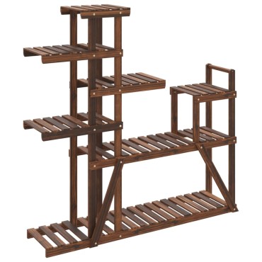 vidaXL Βάση Λουλουδιών 110 x 25 x 111 εκ. από Μασίφ Ξύλο Ελάτης
