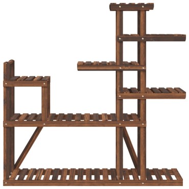 vidaXL Βάση Λουλουδιών 110 x 25 x 111 εκ. από Μασίφ Ξύλο Ελάτης