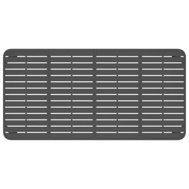 vidaXL Τραπέζι Κήπου Ανθρακί 200x100x71cm Ατσάλινο 1 τεμ.