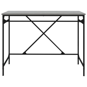 vidaXL Γραφείο Γκρι Sonoma 100x50x75cm από Επεξεργασμένο Ξύλο 1 τεμ.