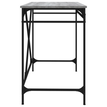 vidaXL Γραφείο Γκρι Sonoma 100x50x75cm από Επεξεργασμένο Ξύλο 1 τεμ.