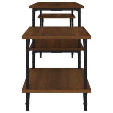 vidaXL Έπιπλο Τηλεόρασης Καφέ Δρυς 157x35x52cm Επεξεργασμένο Ξύλο