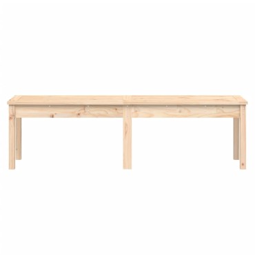 vidaXL Πάγκος Κήπου Διθέσιος 159,5x44x45cm Μασίφ Ξύλο Πεύκου