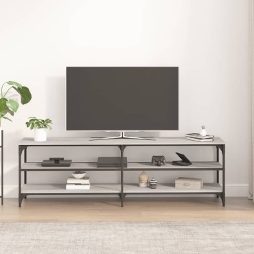 vidaXL Έπιπλο Τηλεόρασης Γκρι Sonoma 160x30x50cm από Επεξεργ. Ξύλο