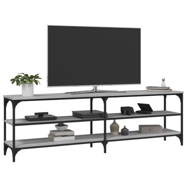 vidaXL Έπιπλο Τηλεόρασης Γκρι Sonoma 160x30x50cm από Επεξεργ. Ξύλο