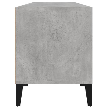 vidaXL Έπιπλο Τηλεόρασης Γκρι Σκυρ. 100x34,5x44,5cm Επεξ. Ξύλο