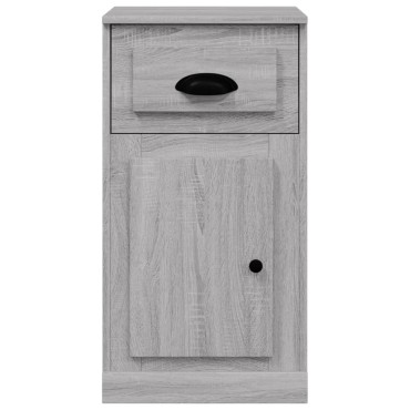 vidaXL Ντουλάπι με Συρτάρι Γκρι Sonoma 40x50x75cm Επεξεργ. Ξύλο 1 τεμ.