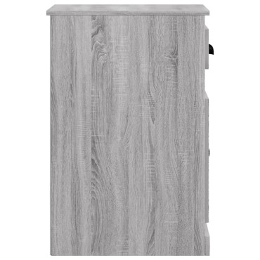 vidaXL Ντουλάπι με Συρτάρι Γκρι Sonoma 40x50x75cm Επεξεργ. Ξύλο 1 τεμ.
