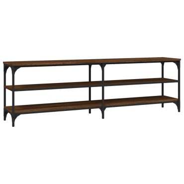 vidaXL Έπιπλο Τηλεόρασης Καφέ Δρυς 160x30x50cm Επεξεργασμένο Ξύλο