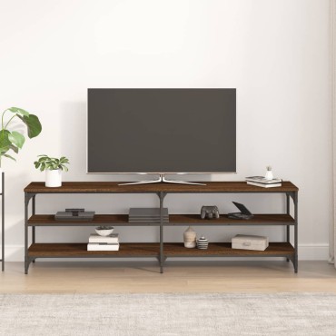 vidaXL Έπιπλο Τηλεόρασης Καφέ Δρυς 160x30x50cm Επεξεργασμένο Ξύλο