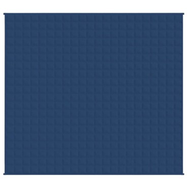vidaXL Κουβέρτα Βαρύτητας Μπλε 220 x 235 εκ. 11 κ. Υφασμάτινη