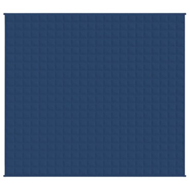 vidaXL Κουβέρτα Βαρύτητας Μπλε 220 x 235 εκ. 11 κ. Υφασμάτινη