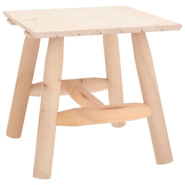 vidaXL Τραπεζάκι Βοηθητικό 49x49x50cm από Μασίφ Ξύλο Ερυθρελάτης