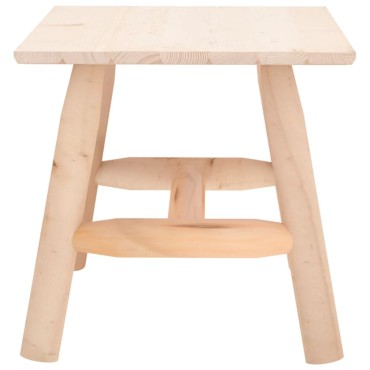 vidaXL Τραπεζάκι Βοηθητικό 49x49x50cm από Μασίφ Ξύλο Ερυθρελάτης