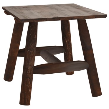 vidaXL Τραπεζάκι Βοηθητικό 49x49x50cm από Μασίφ Ξύλο Ερυθρελάτης