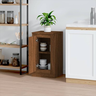 vidaXL Ντουλάπι Καφέ Δρυς 37,5x35,5x67,5cm Επεξεργασμένο Ξύλο 1 τεμ.