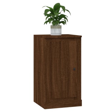 vidaXL Ντουλάπι Καφέ Δρυς 37,5x35,5x67,5cm Επεξεργασμένο Ξύλο 1 τεμ.