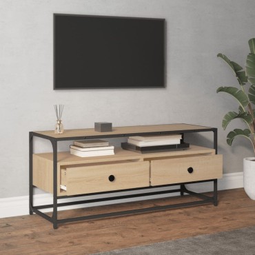 vidaXL Έπιπλο Τηλεόρασης Sonoma Δρυς 100x35x45cm Επεξ. Ξύλο