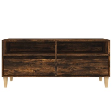 vidaXL Έπιπλο Τηλεόρασης Καπνιστή Δρυς 100x34,5x44,5cm Επεξ. Ξύλο