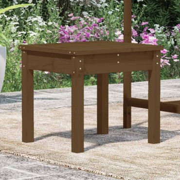 vidaXL Πάγκος Κήπου Μελί 50x44x45cm από Μασίφ Ξύλο Πεύκου