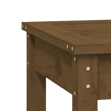 vidaXL Πάγκος Κήπου Μελί 50x44x45cm από Μασίφ Ξύλο Πεύκου
