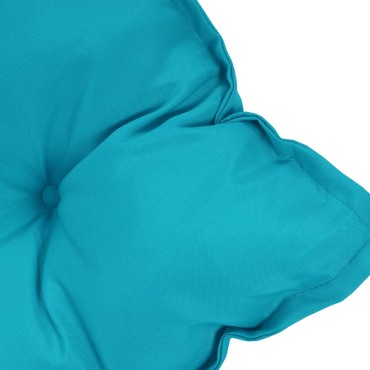 vidaXL Μαξιλάρια Καρέκλας 4 τεμ. Τιρκουάζ 50x50x7cm Oxford Ύφασμα