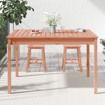 vidaXL Τραπέζι Κήπου 121x82,5x76cm από Μασίφ Ξύλο Ψευδοτσούγκας 1 τεμ.