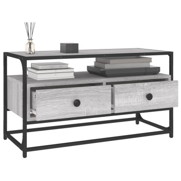 vidaXL Έπιπλο Τηλεόρασης Γκρι Sonoma 80x35x45cm από Επεξεργ. Ξύλο