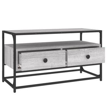 vidaXL Έπιπλο Τηλεόρασης Γκρι Sonoma 80x35x45cm από Επεξεργ. Ξύλο