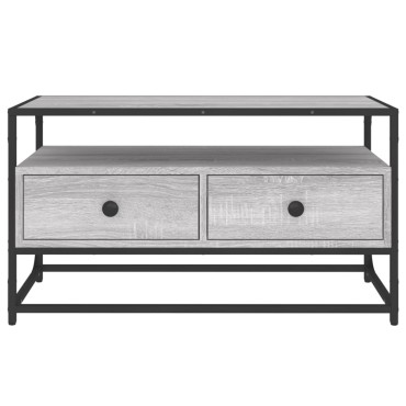 vidaXL Έπιπλο Τηλεόρασης Γκρι Sonoma 80x35x45cm από Επεξεργ. Ξύλο