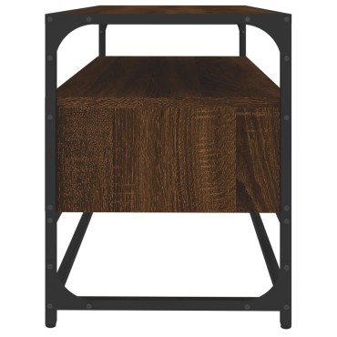 vidaXL Έπιπλο Τηλεόρασης Καφέ Δρυς 80x35x45cm Επεξεργασμένο Ξύλο