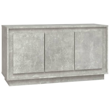 vidaXL Ντουλάπι Γκρι Σκυροδέματος 102x35x55cm Επεξεργασμένο Ξύλο 1 τεμ.