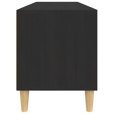 vidaXL Έπιπλο Τηλεόρασης Μαύρο 100x34,5x44,5cm Επεξεργ. Ξύλο
