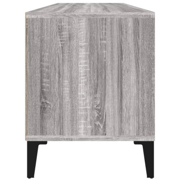 vidaXL Έπιπλο Τηλεόρασης Γκρι Sonoma 100x34,5x44,5cm Επεξεργ. Ξύλο