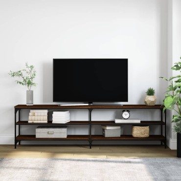 vidaXL Έπιπλο Τηλεόρασης Καφέ Δρυς 180x30x50cm Επεξεργασμένο Ξύλο