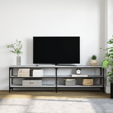 vidaXL Έπιπλο Τηλεόρασης Γκρι Sonoma 180x30x50cm Επεξ. Ξύλο