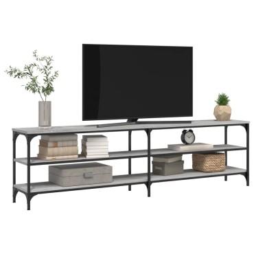 vidaXL Έπιπλο Τηλεόρασης Γκρι Sonoma 180x30x50cm Επεξ. Ξύλο