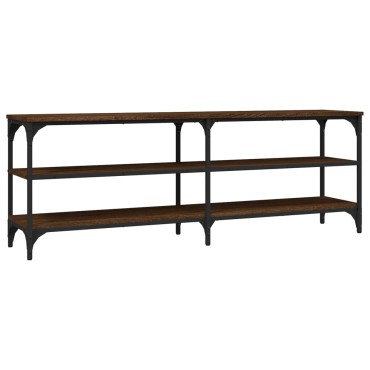 vidaXL Έπιπλο Τηλεόρασης Καφέ Δρυς 140x30x50cm Επεξεργασμένο Ξύλο
