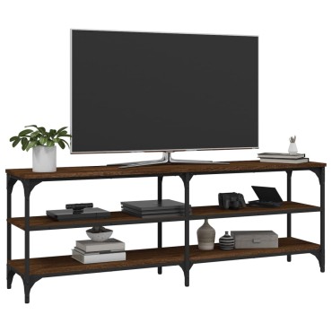 vidaXL Έπιπλο Τηλεόρασης Καφέ Δρυς 140x30x50cm Επεξεργασμένο Ξύλο