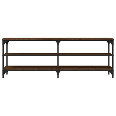 vidaXL Έπιπλο Τηλεόρασης Καφέ Δρυς 140x30x50cm Επεξεργασμένο Ξύλο