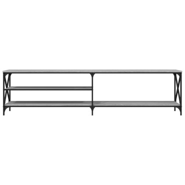 vidaXL Έπιπλο Τηλεόρασης Γκρι Sonoma 200x40x50cm Επεξ. Ξύλο