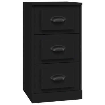 vidaXL Ντουλάπι Μαύρο 36x35,5x67,5cm από Επεξεργασμένο Ξύλο 1 τεμ.