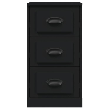 vidaXL Ντουλάπι Μαύρο 36x35,5x67,5cm από Επεξεργασμένο Ξύλο 1 τεμ.